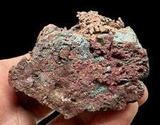 Cuprite Var. Chalcotrichite & Copper Xls: Bisbee . Cochise Co., Arizona  🇺🇸 picture