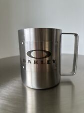 Rare Oakley Stainless Steel Mug Metal Promotional 2016 Pre Owned  picture