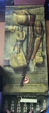 1922 Peters Cartridge Company Calendar “Lest We Forget” WWI Rare Gun POOR picture