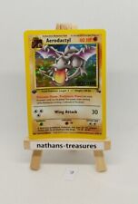 Aerodactyl 1/62 1st Edition Holo Fossil WOTC 1999 Pre release Stamp Pokémon #7 picture