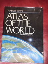ATLAS OF THE WORLD Reader's Digest Rand McNally Maps 1987 Hardcover Topographic picture