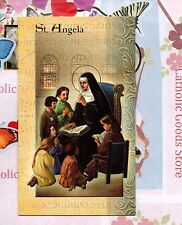 Saint St. Angela Merici- Biography, prayer, Feast Day, etc... Folder Card picture