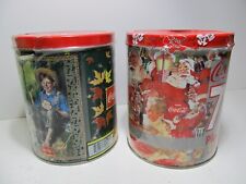 Lot of 2 New Coca-Cola Jigsaw Puzzles in Tin Cans picture