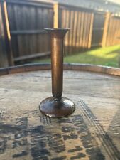 Roycroft Copper Bud Vase Hand Hammered 4 1/4