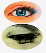 2 Rare HTF 1960S VARI VUE RARE BLINKING EYES, BLUE & Black/white picture