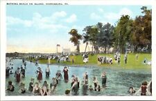 C.1920s Harrisburg PA Bathing Beach Period Swimsuit Pennsylvania Postcard 922 picture