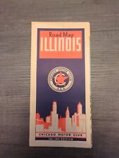 Illinois Road Map Courtesy of AAA Chicago Motor Club 1941-1942 Edition picture