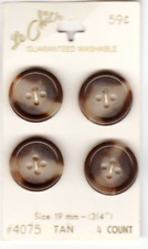 Le Chic Buttons #4075 Tan Size 19mm (3/4