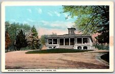 Vtg Baltimore Maryland MD Mansion House Druid Hill Park 1920s View Postcard picture
