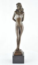 Statue Sculpture Dancer Sexy Art Deco Style Art Nouveau Style Bronze Signed picture