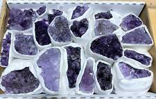 Bulk Wholesale Flat - Amethyst Clusters - Dark and Light Small Crystal Cluster picture