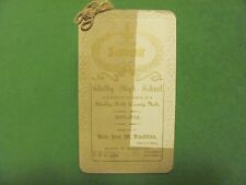 VTG. Souvenir Card Shelby High School District No 32 Polk County, Neb. 1895-1896 picture