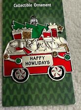 New Happy Howlidays Dog Metal Christmas Tree Ornament picture