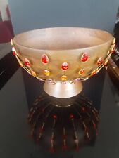 Swarovski Crystal Out of Africa Wood Bowl Art No 683528  picture