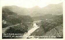 Springerville Arizona Salt River Canyon Globe 1949 RPPC Photo Postcard 21-8386 picture