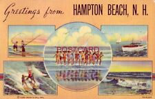1945 Five scenes GREETINGS FROM HAMPTON BEACH, N. H. picture