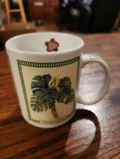 hawaiian coffee mug . HILO HATTIE 2005 island heritage picture