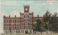 Worcester Mass Clark University Massachusetts DB Postcard picture