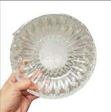 Vintage Clear Crystal Bowl 8 Inch picture