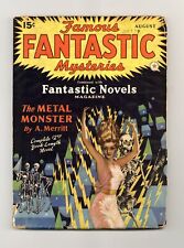 Famous Fantastic Mysteries Pulp Aug 1941 Vol. 3 #3 GD 2.0 Low Grade picture