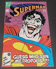 SUPERMAN #9 (1987) 1st Printing Classic John Byrne Joker Cover DC Comics picture