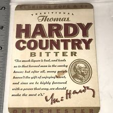 Thomas Hardy Country Dorchester Bitter Coaster Eldridge Pope & Co. picture