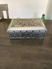 Vintage Nuremberg  Germany Metal Tin Box 3D  Biscuit Container picture