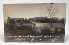 1906 RPPC Train Wreck Postcard  picture