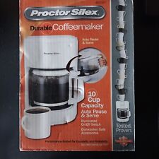 NEW Vintage Proctor Silex 10-Cup Auto Coffee Maker SEALED BOX White 48350Y NIB picture