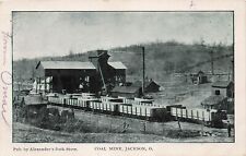 Jackson Ohio Coal Mine Appalachian Coalfield Railroad Train Eifort Postcard E10 picture