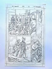 SIGNED PUBLISHED PAUL PELLETIER MARVEL THE FEARLESS #8, PG 16 MAGICK, VALKYRIE picture