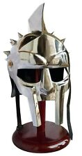 Medieval Gladiator Maximus Viking Helmet Ancient Knight Greek Roman Armor Helmet picture