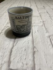 VTG Baltimore Inner Harbor Otigiri Coffee Tea Mug Speckled Embossed  picture