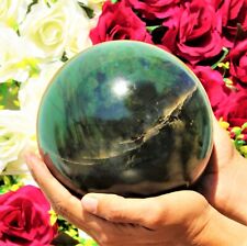 Large 155MM Natural Green Vivianite Stone Metaphysical Healing Chakra Sphere picture