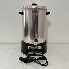 Vintage West Bend Anodized Aluminum Electric Percolator Coffee Maker 12-30 Cups picture