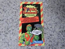 1991 Playmates TOXIC CRUSADERS bonus card/insert toyline coming soon promo RARE picture