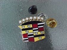 COLORFUL CADILLAC CREST HAT PIN W PIN STOPPERS NOS DISCONTINUED & LICENSED picture