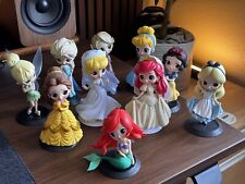 Disney Q Posket 10 Figurine Set Assorted Elsa Ariel Cinderella Snow White Etc picture