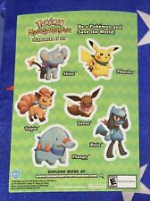 2009 Pokémon Mystery Dungeon Explorers Of Sky Sticker Sheet picture