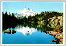 c1970s Oregon Mt. Jefferson Papoose Lake Vintage Postcard picture
