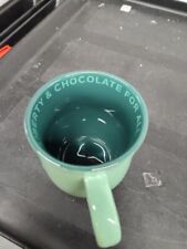 M&M's World NYC Statue of Liberty Chocolate For All Green Ceramic Coffee Mug picture
