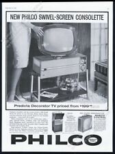 1959 Philco Predicta Decorator TV set 3412 photo vintage print ad picture