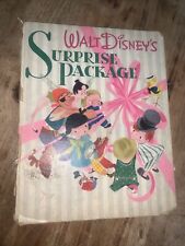 Vintage Walt Disney’s Surprise Package Book 1944 Simon & Schuster FAIR CONDITION picture