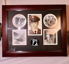 Allied Frame POW / MIA Picture Frame with Medallion Badge - 5 photo frame, 13x16 picture