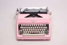 Limited Edition Olympia SM9 Pink Typewriter, Vintage, Mint Condition, Manual picture