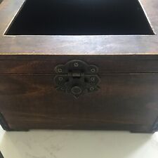 🔥ANTIQUE DECORATIVE  WOOD CASE.🔥WALNUT - HAND MADE WOODEN WARE picture