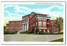 c1920 Butler County Memorial Hospital Exterior Butler Pennsylvania PA Postcard picture