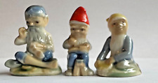 3 Small figurines - pixie, elf picture