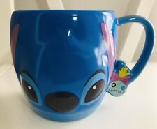 Disney Lilo & Stich - Trouble Maker - Blue - Coffe  Ceramic Mug - 4” Brand New picture