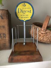 VINTAGE 1950’S READER'S DIGEST STORE COUNTER DISPLAY WIRE RACK picture